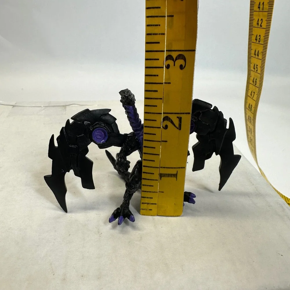 Bakugan Battle Planet Nillious Two Headed Dragon Action Figure Black Purple